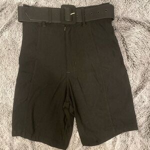 Unique Vintage Black High Waist Shorts